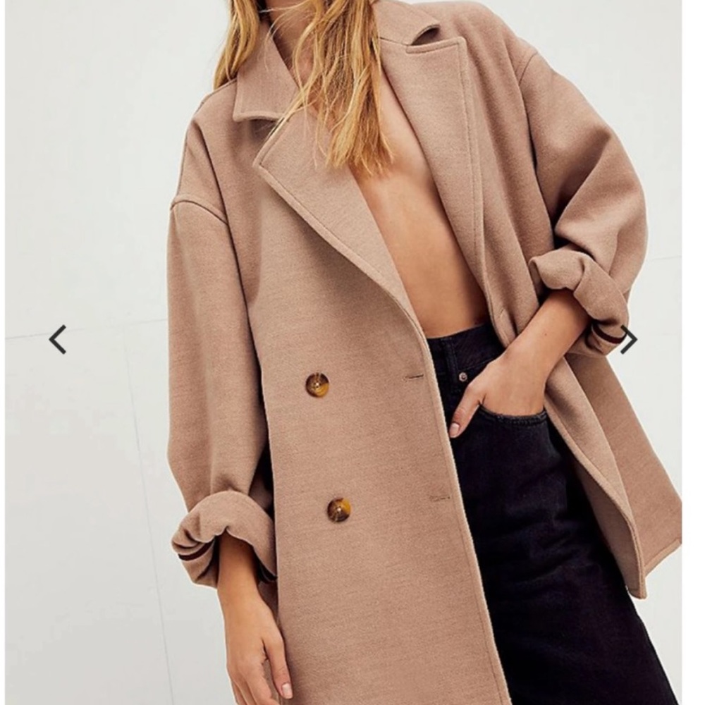 NWT Free People Hannah Super Soft Slouchy Blazer L